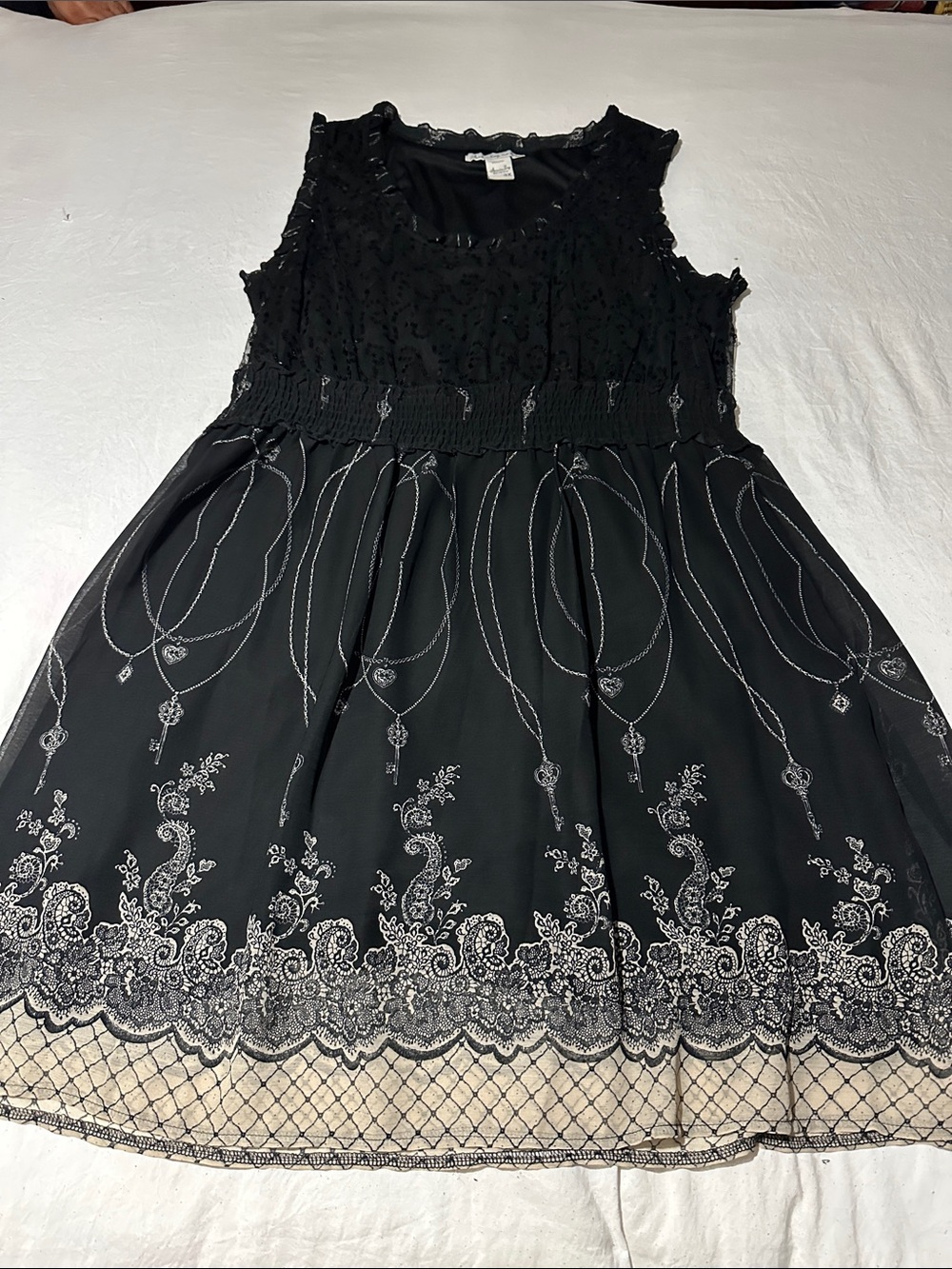 American Rag Women’s Black & Beige Sequins Dress
